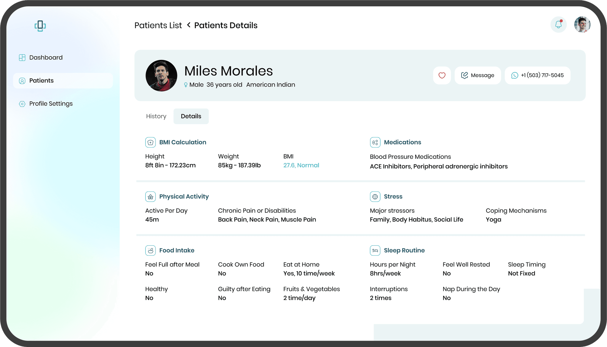 Velantri provider patient details